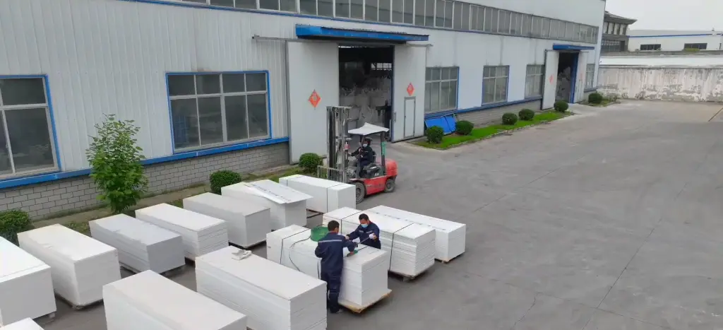 quartz slab packaging quartz mable transport